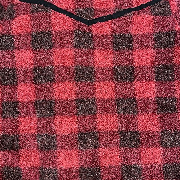 Idyllwind Miranda Lambert Sherpa Jacket Size Large Western Buffalo Plaid Zipper - Picture 12 of 12